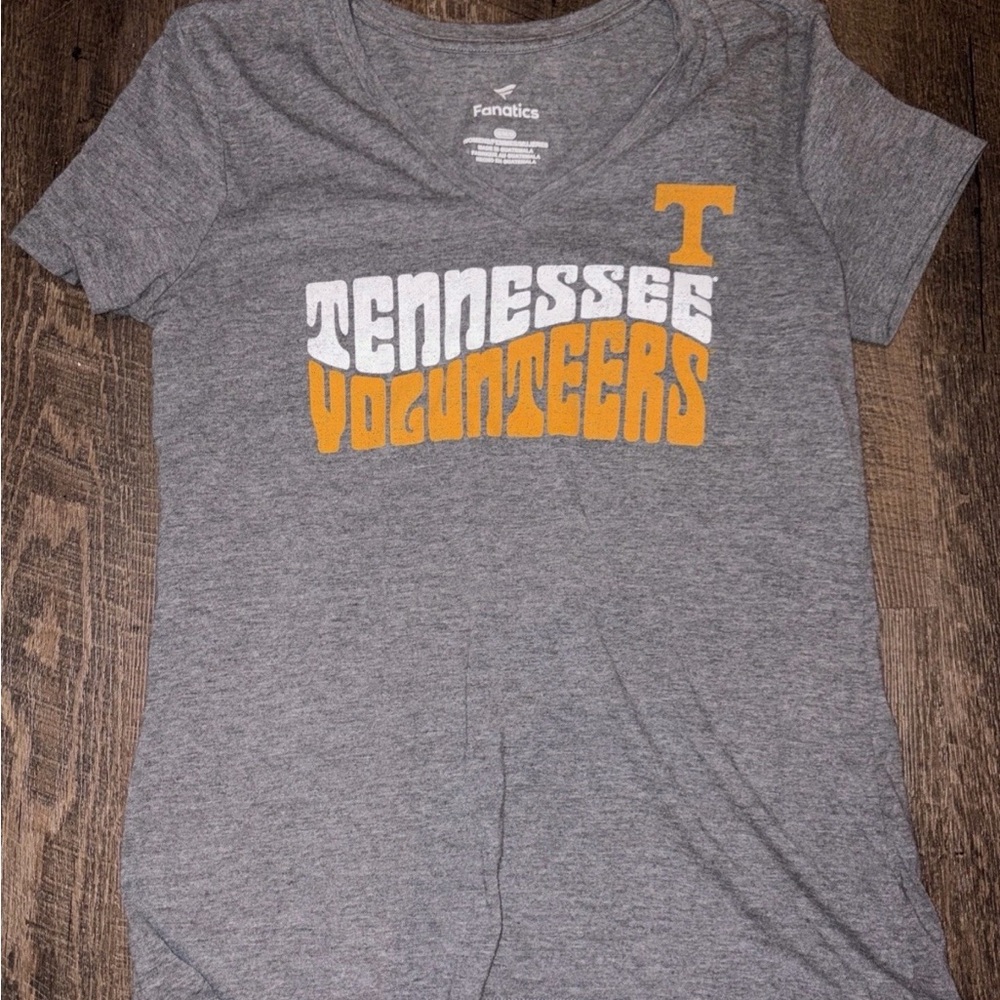 Fanatics Gray Tennessee Volunteers Tee